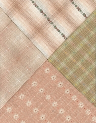 New 先染め生地　　柴田明美セレクト4枚セット　プレゼントレシピ付き　（3点まで最安送料￥250 ）