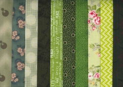 柴田明美コーディネートプリントカットクロス10枚組　（2点まで最安送料￥250 代引き除く）